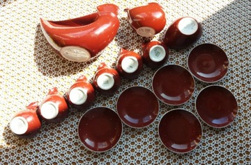 Zestaw do kawy INA - porcelana Ćmielów 1962 r