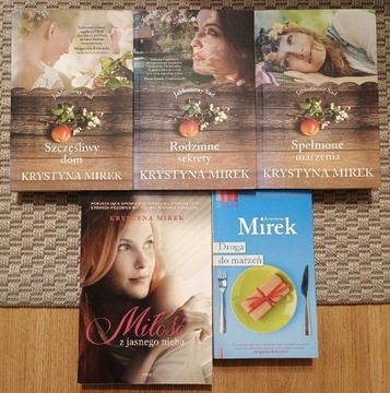 Krystyna Mirek - Jabłoniowy Sad (5 książek Zestaw Okazja Wyprzedaż)