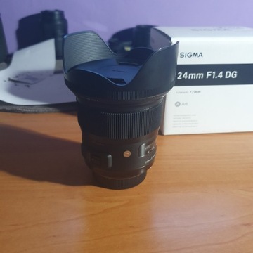 Sigma Art 24mm F.1.4  nikon f