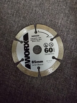 Tarcza diamentowa worx  WA5038 85mm 1,2x15mm
