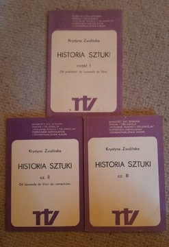 Historia sztuki, Krystyna Zwolińska, tom I-III