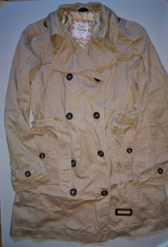 Kultowy płaszcz trencz Vintage L/XL