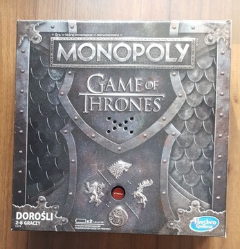 MONOPOLY GAME OF THRONES Gra o Tron -POLSKA WERSJA