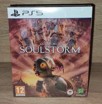 ODDWORLD SOULSTORM PS5 STEELBOOK EDITION NOWA 