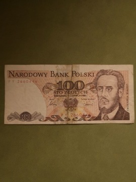 100zł S. Py... 1986. 