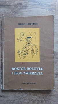 książka Doktor Dolittle  i jego zwierzęta Lofting