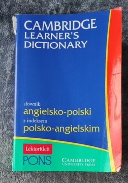 CAMBRIDGE LEARNER'S DICTIONERY SŁOWNIK