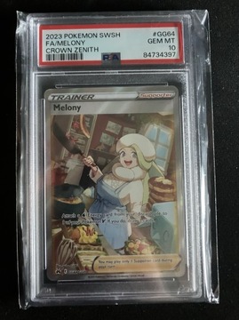 POMEKON TCG PSA 10 MELODY Crown Zenith GG64