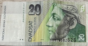 Banknot 20 koron słowackich 