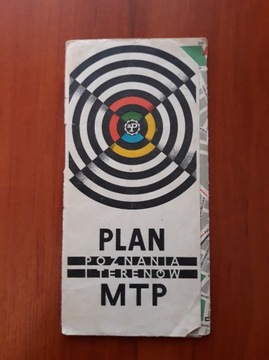 Poznań plan miasta i tereów MTP 