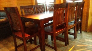 stół i 8 krzeseł,zestaw