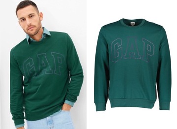 GAP bluza w kolorze morskiej zieleni duże logo M