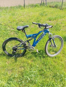 rower niebieski 