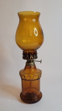 Lampa naftowa made in Hong Kong, lata 60te