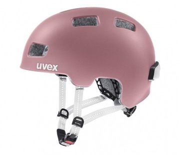 UVEX Kask City 4 różowy 58-61 cm  LED - NOWY