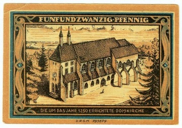 GŁOGÓW Stadtbank 25 fen bd (1922) – b.ładny