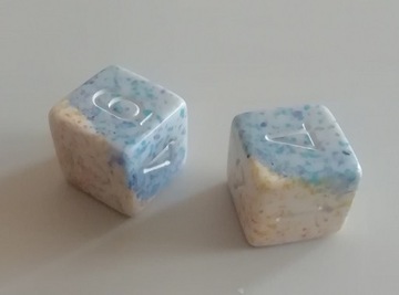 K6 Chessex, 2 sztuki, 1,5cm