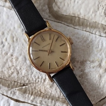 Damski zegarek vintage Longines pozłacany lata 70.