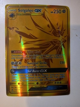 Karta Solgaleo GX Pokemon