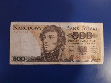 Polska 500 złotych 1982