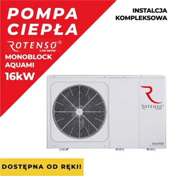 Pompa Ciepła monoblok Rotenso Aquami 16kw montaż