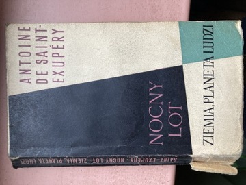 Książka ,,Nocny lot Ziemia ,planeta ludzi”1964 rok