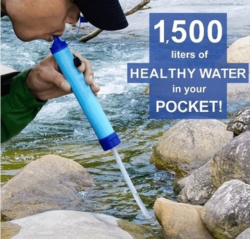 Lifestraw, filtr do uzdatniania wody, turystyczny