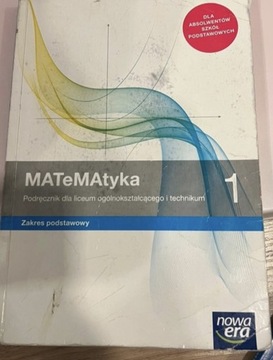 Książka matematyka 1 lic/tech