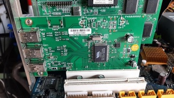 Kontroler 3x Wire Fire VIA na PCI IEEE 1394 