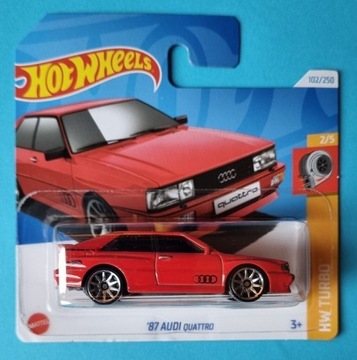 Hot Wheels `87 AUDI QUATTRO 