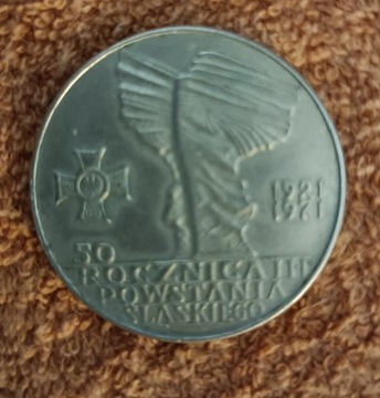 10 złotych 50 RocznicaIIIPowstania Śląskiego 1971 