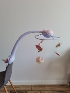Infantino, projektor, muzyczna karuzelka 3w1, róż