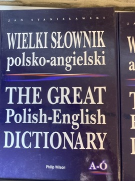 Wielki Słownik polsko -angielski i ang-pół