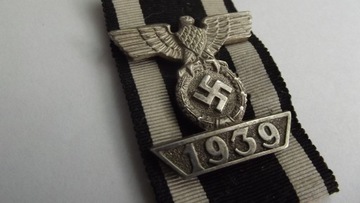 Szpanga krzyża żelaznego WHS kl. 2 1939 ze wstążką