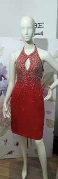Sukienka vintage szyta na zamówienie barbie red 
