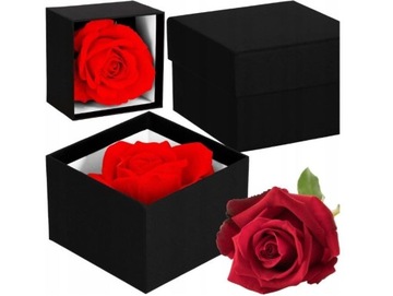 Wieczna Róża pudełko FLOWERBOX WALENTYNKI