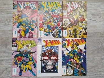 X-MEN TM-Semic rocznik 1996 numery 1, 4-8