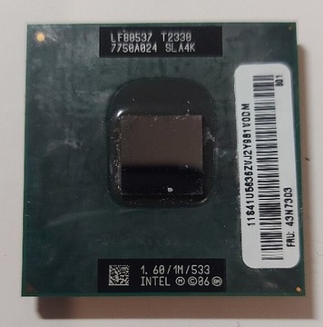 Intel Pentium T2330 2x 1,6GHz PGA478