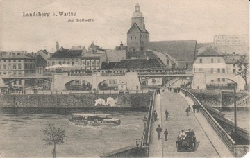 Landsberg a.W. most tymczasowy przed 1920