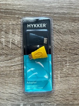 Adapter HDMI żeński - mini HDMI C męski HYKKER