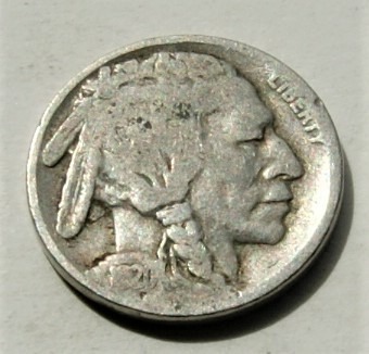 5 cent 1920  five cents Indianin Bizon 