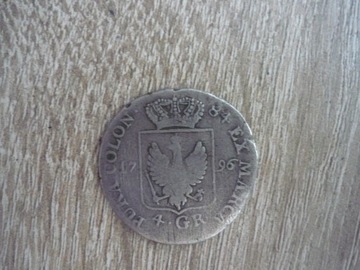 Moneta 4 grosze     1796  r . Prusy srebro   