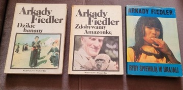 A. Fiedler - Dzikie banany, Zdobywamy Amazonkę, Ryby śpiewają w Ukajali