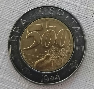 San Marino - 500 lirów - 1991r.