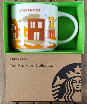 Kubek ceramiczny Starbucks Stavanger Norwe 414ml