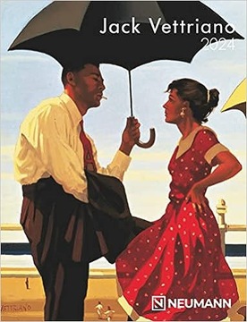 Jack Vettriano 2024- 16,5x21,6 Diary Kalendarz