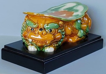 Chiny Japonia - podgłówek ceramiczny, poduszka ceramiczna 
