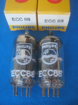 ECC 88 - PHILIPS - 6DJ8 - para - NOWE 