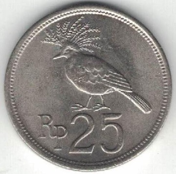 Indonezja 25 rupii 1971 20 mm nr 2