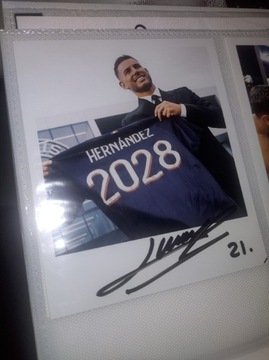 Lucas Hernandez autograf 